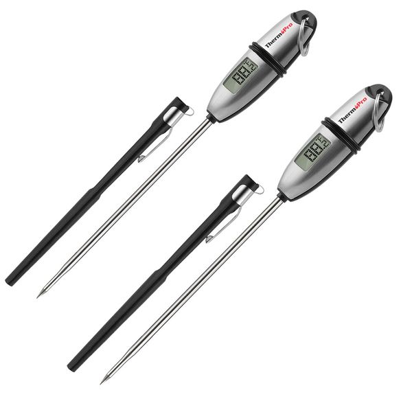 ThermoPro TP02S 2-Pack Instant Read, Thanksgiving Thermometer, Grill/Kitchen/