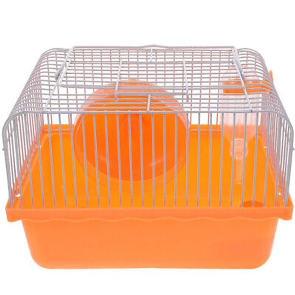 Plastic Travel Hamster Cage with Wheel Animal Hamsters Small Pets