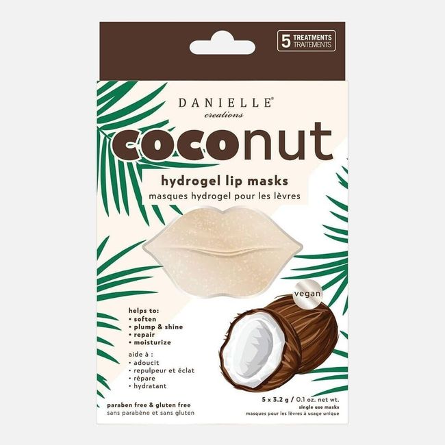 Danielle Creations Coconut Vegan Hydrogel Lip Mask X5