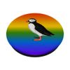 Puffin Rainbow Bird Birdwatcher Biologist Diversity PopSockets Swappable PopGrip