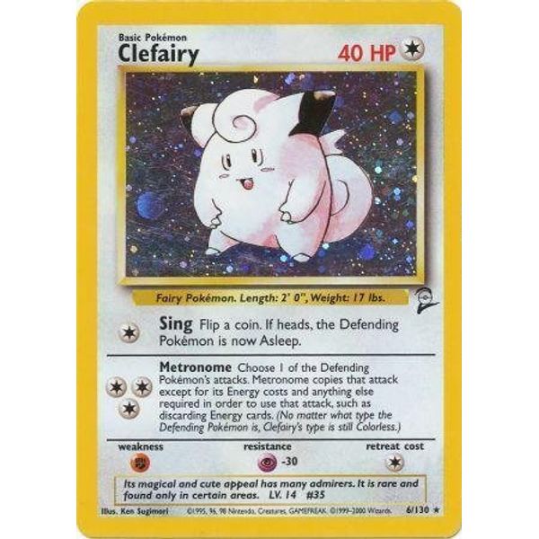 Pokemon - Clefairy (6) - Base Set 2 - Holo