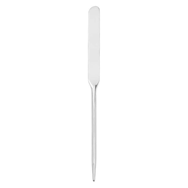 maarku Foundation Spatula, Stirring Stick Tool, Spatula, Cosmetics Tool, Stainless Steel Spatula, Makeup Mixing, Two-Headed, DIY Nail Art Color, Easy to Use, Beauty Cosmetic Tool, For Beginners (Silver)