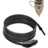 Candado para bicicleta, cable recto extra largo (de 1,8 a 8,2 m)