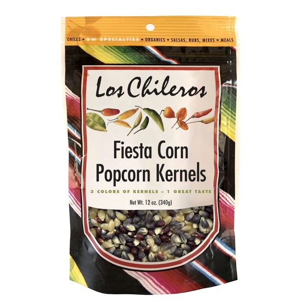 Los Chileros Fiesta Popcorn Kernels, 12 ounce