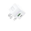 Pro-Elec 10 Gang Extension Tower with 2 m Cable - White