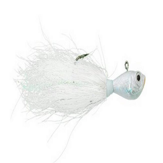 Spro SBTJW-6 Prime Bucktail Jig, 6-Ounce, White