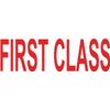 Colop"First Class" Green Line Word Stamp - Red,38 x 14mm