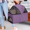 Pet Stroller 4 Wheels,3-in-1 Foldable Dog Stroller w/Storage Basket&Cup Holder