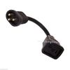 BAASR Adapter Cord Fixture Hydrofarm Ballast Receptacle Plug - 2 PACK
