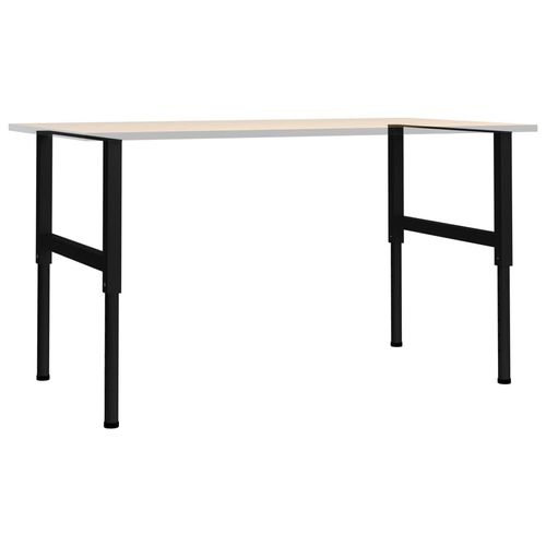 SKM Metal Frame Set of 2 Black Powder-Coated Metal Adjustable,Black (Weight 30.64KG)