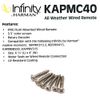 Infinity Boat Wired Remote Control KAPMC40 | All Weather 3.5 Inch
