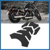 A ABSOPRO Motorcycle Fuel Tank Protector 3D PVC Rubber Pad Black Item Replacement