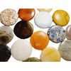 Round Palm Stone Half Gemstones (10)
