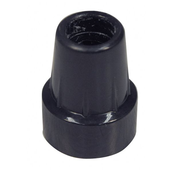 Aidapt Replacement Walking Stick Ferrule Black (Eligible for VAT relief in the UK)