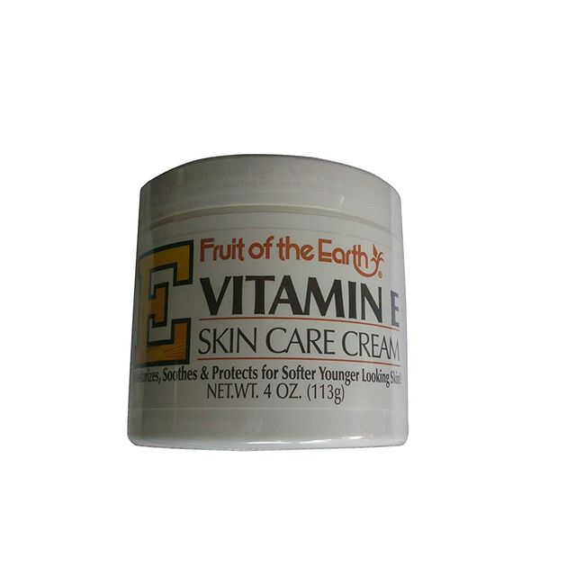 Fruit of the Earth Vitamin E Skin Care Cream 4 Ounce Cream