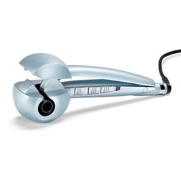 BaByliss Hydro Fusion Anti Frizz Curl Secret, Automatic Rotating Hair Curler & W