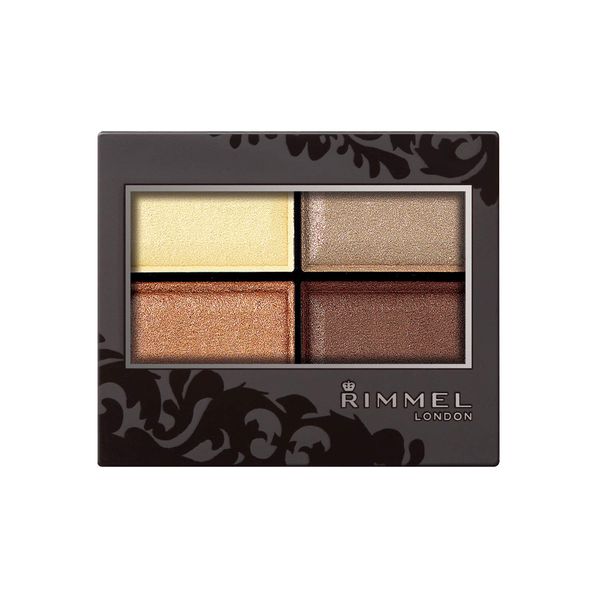 Rimmel Royal Vintage Eyes Eyeshadow 018 Dusty Lemon, 0.1 oz (4.1 g).