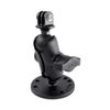 GoPro Camera Mount Set Round Base 2.5" Arm (S) GoPro Adapter [1 inch] with Hole, Flat Base
