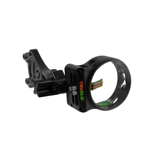 TRUGLO Storm 0.019 3 TFO Pin Ambidextrous Black Bow Sight with Rheostat Light (TG3013B)