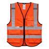Salzmann 3M Multi-Pocket Reflective Vest, Orange Mesh