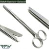 4 Pcs Medical First Aid Suture Dressing Scissors BP Handle Surgical Instruments