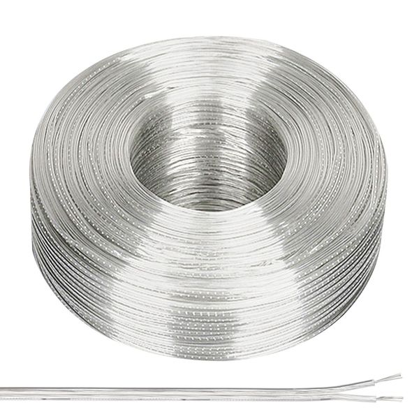 65.6Ft 26/2 PVC Covered Wire 300V Heat Resistant Electronical Flexible Cable