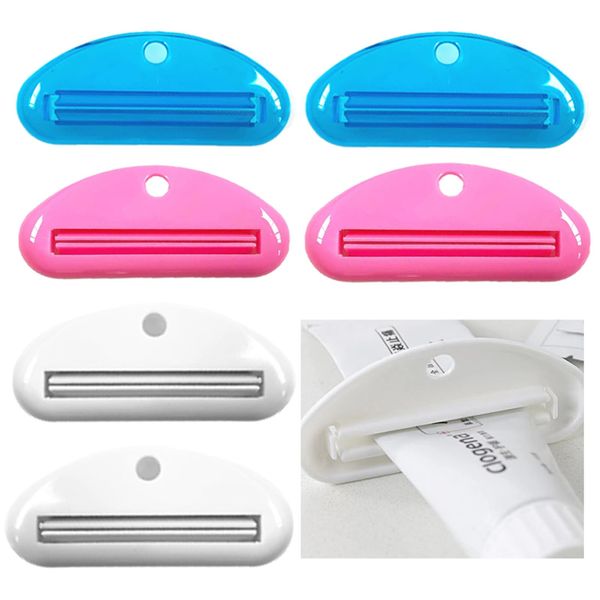 Tsathoggua 6 Pcs Toothpaste Tube Squeezer, Tube Squeezers for Bathroom, Practical Toothpaste Squeezer, Toothpaste Clips, Convenient Tube Squeezer for Toothpaste Facial Cleanser Hand Cream Cosmetics