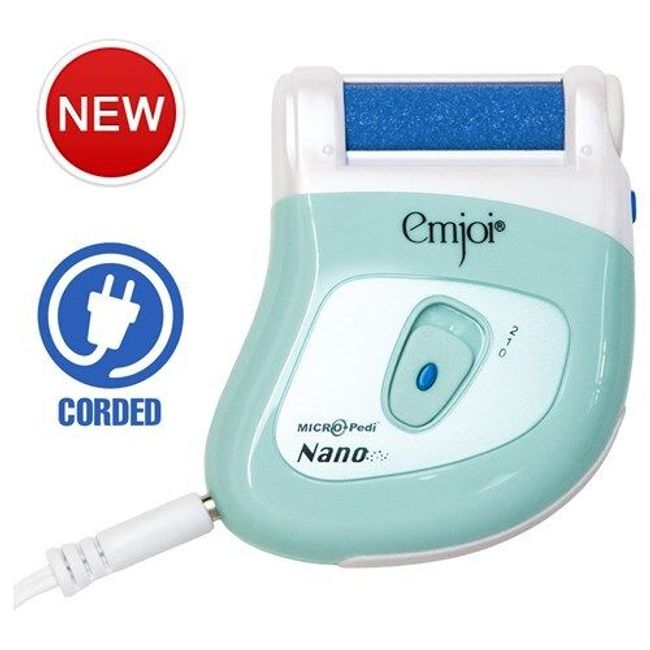 NEW - Powerful Corded Micro-Pedi Nano Callus Remover Buffer by Emjoi