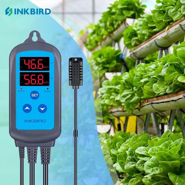 Inkbird IHC-200 Humidity Controller Pre-wired AC 110-240V Sensor US PLUG Humid