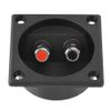 Terminal Box for Speakers Push Spring Type 2 Crimp Binding Cable Connector Acoustic Components