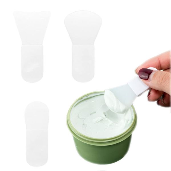 1SET Mini Face Mask Applicator Brushes Portable Silicone Face Mask Brush Beauty Tools Set for Facial Mud Cosmetic Mask Facial Clay, Eye Mask Body Lotion Body Butter Cream