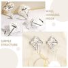 4pcs Wall Mounted Hooks Bedroom Hooks Hanger Hat Hooks Clothing Towels Hooks