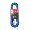 Stagg SMC6 CBL 6 m XLR to XLR Microphone Cable - Blue