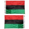 Afro American Africa 12"x18" Double Sided Premium Quality Fade Resistant Polyester Boat Flag With Grommets