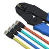 [LINKUP] Cat6A Plug Boot | RJ45 Ethernet Connector Jack Boot | Black | 50-Pack | For Round Cable