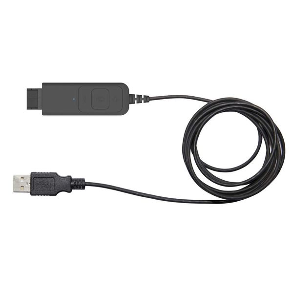 JPL BL-053+P USB Headset Connection Cable with Plantronics Compatible QD, 575-266-001