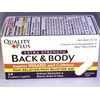 SHIP N 24 HOURS-Quality Plus Extra Strength Back & Body, 24-ct. Bottle