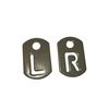 Radiography Tablet Markers L and R for Radiographers Grey