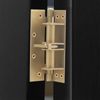 4 Pack 10cm Self-Closing Door Hinges, 4" Spring Interior Residential Hardware (Bronze)