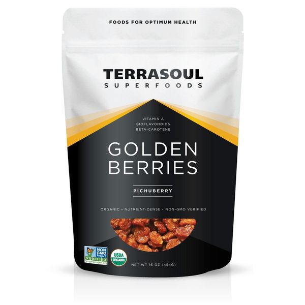 Terrasoul Superfoods Organic Golden Berries, 16 ounces