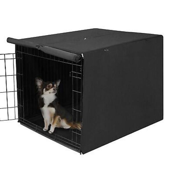 Deblue 42" Dog Crate Cover Breathable Dog Kennel Cover for Large Wire Crate L...