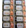 8 Bindi Pack - 24 Combo Bindi Stickers, Multicolored, Silver, Gold, Black