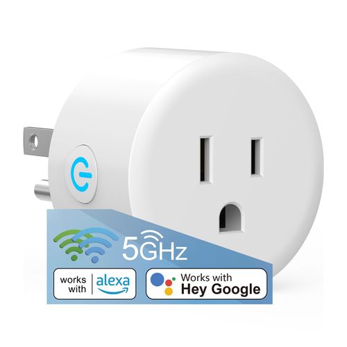 Smart Plug 5GHz & 2.4GHz, Eightree Smart Outlet WiFi Socket with APP Remote Control, Compatible with Alexa & Google Home, 4 Packs (1 Pack)