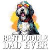 CafePress Bernedoodle Sticker Rectangle Bumper Sticker Car Decal