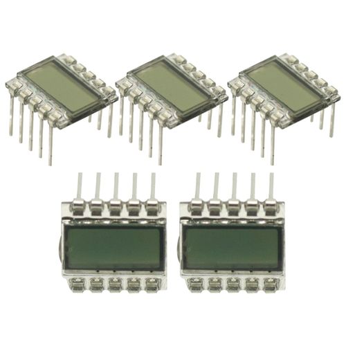 5PCS Digital Tube Display for 10PIN TN Positive 3-Digits Segment LCD Panel 3.0V Digital Tube Display