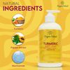ORGANIC EXTRACT Turmeric Body Cream - 16 fl oz / 473 ml - Deep Moisturising Hydrating Body Moisturising Cream for Dry Skin - with Turmeric, Papaya Extract, Niacinamide