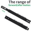 Universal Dual Lock Design Racing Seat Base Slider Rail Brackets Bucket Locking