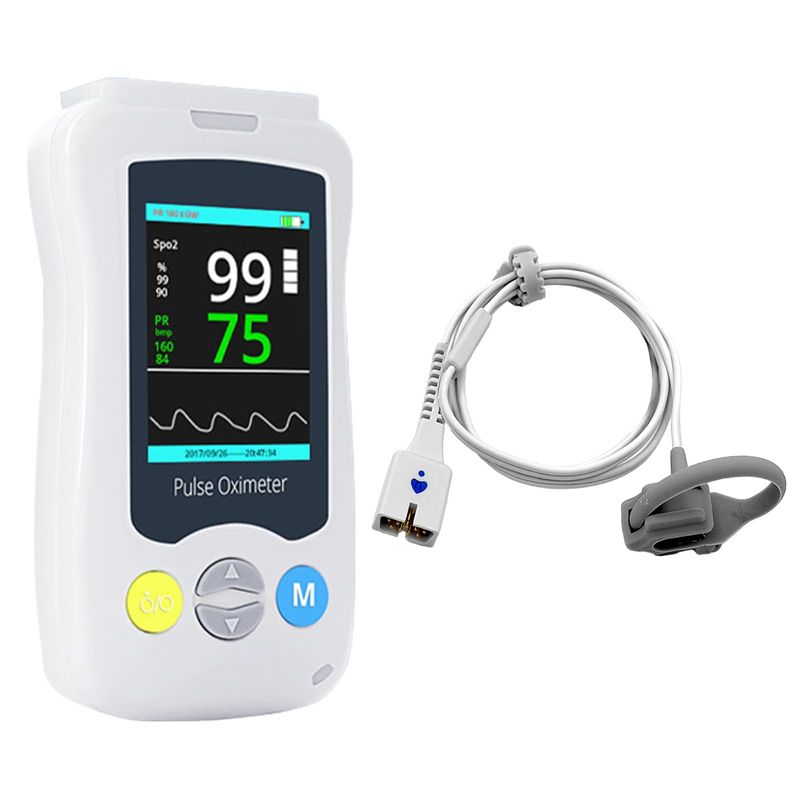 Manhero Continuous Pulse Oximeter Fingertip for Baby, Medical Grade ...