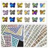 HRYLXH 50pcs Nail Art Jewelry Parts Crystal Nail Parts Butterfly Shape Nail Rhinestone Perfect for Nail Decoration
