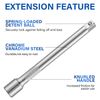 Nikcrlo Socket Extension Set - 1/4 Inch Drive Extension Set, Chrome Vanadium Steel